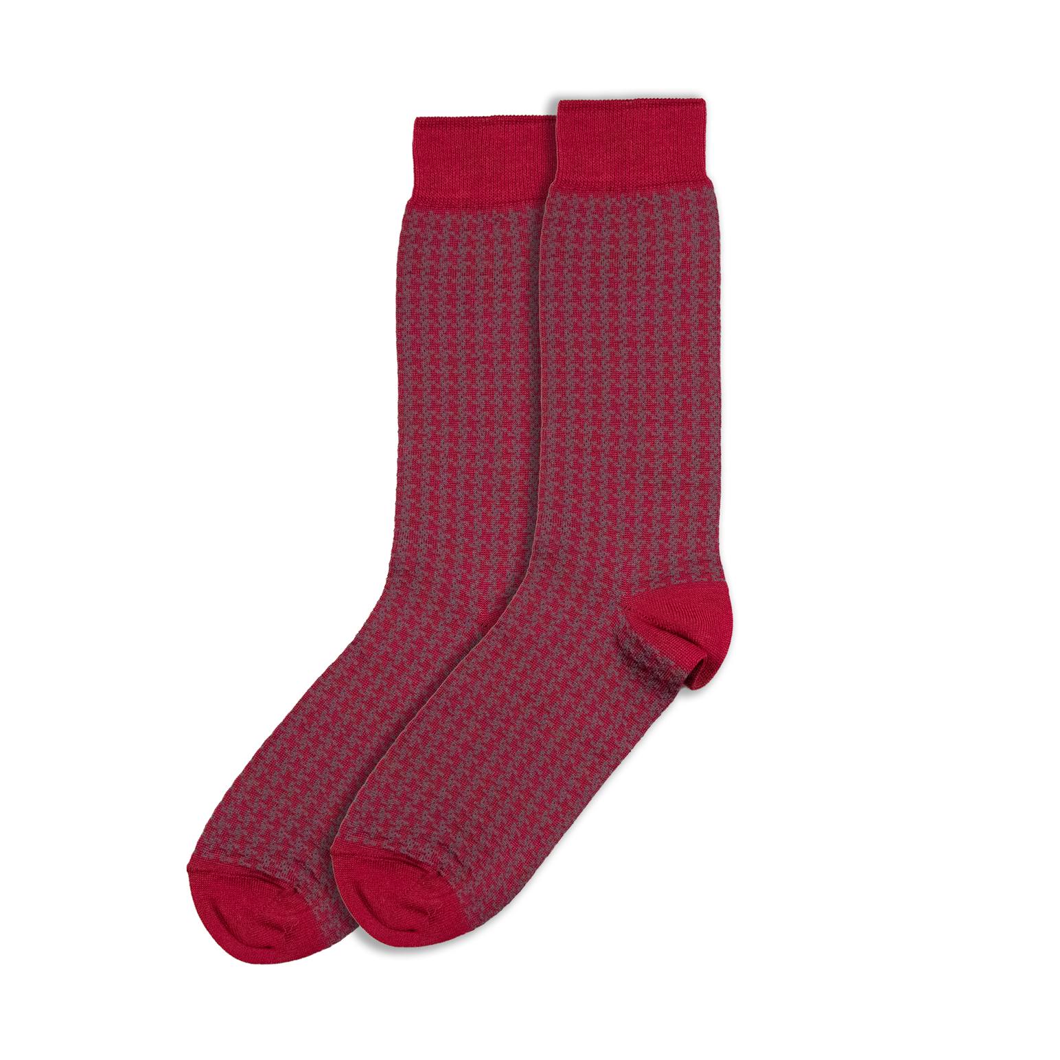 Visconti Houndstooth Socks